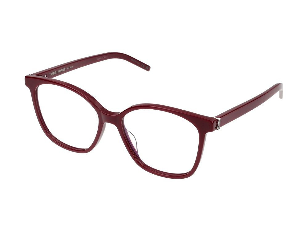 Saint Laurent Eyeglasses Sl M162 006 Burgundy Burgundy Tra 55/16/145
