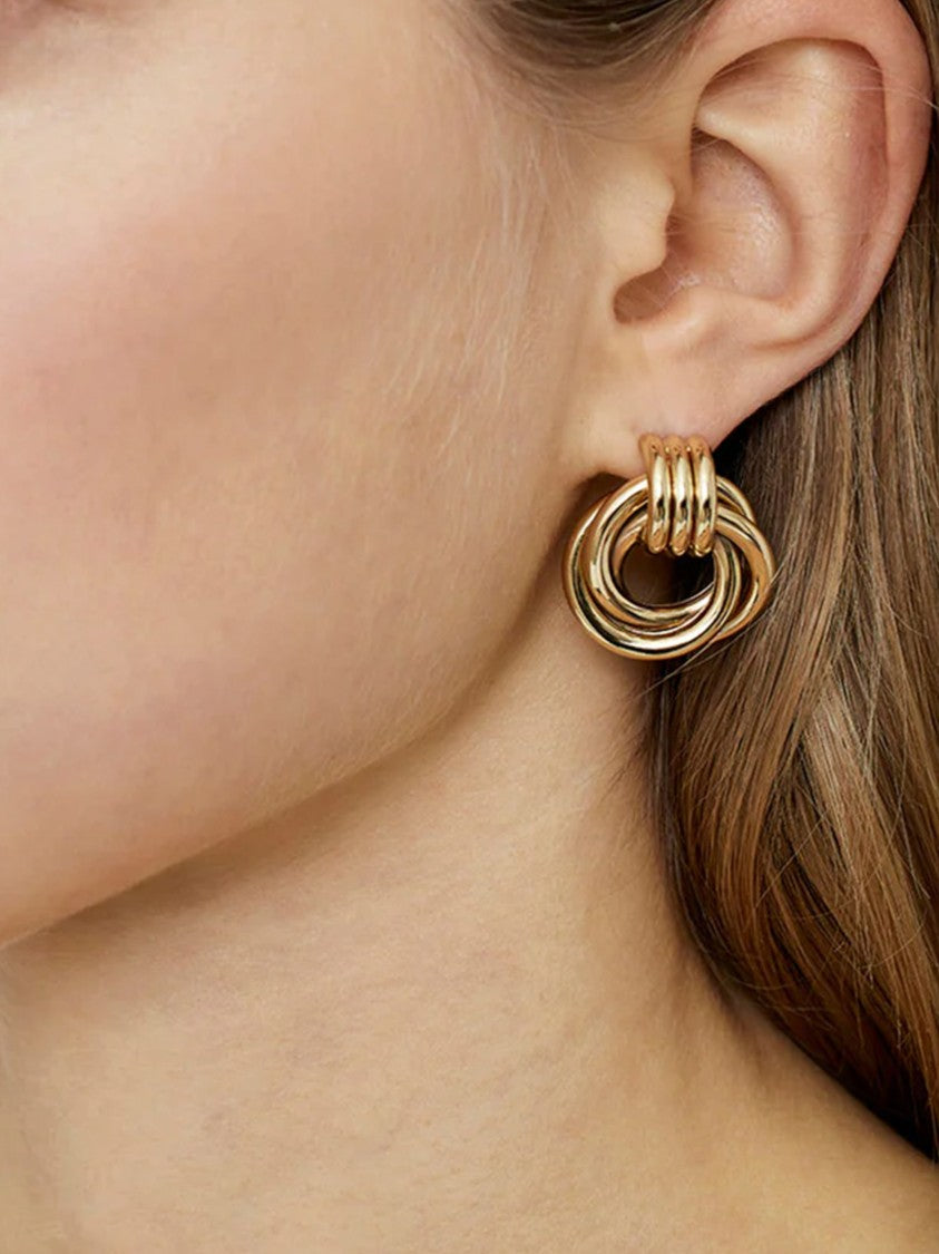 Anine Bing Triple Knot Design Anine Bing Earrings