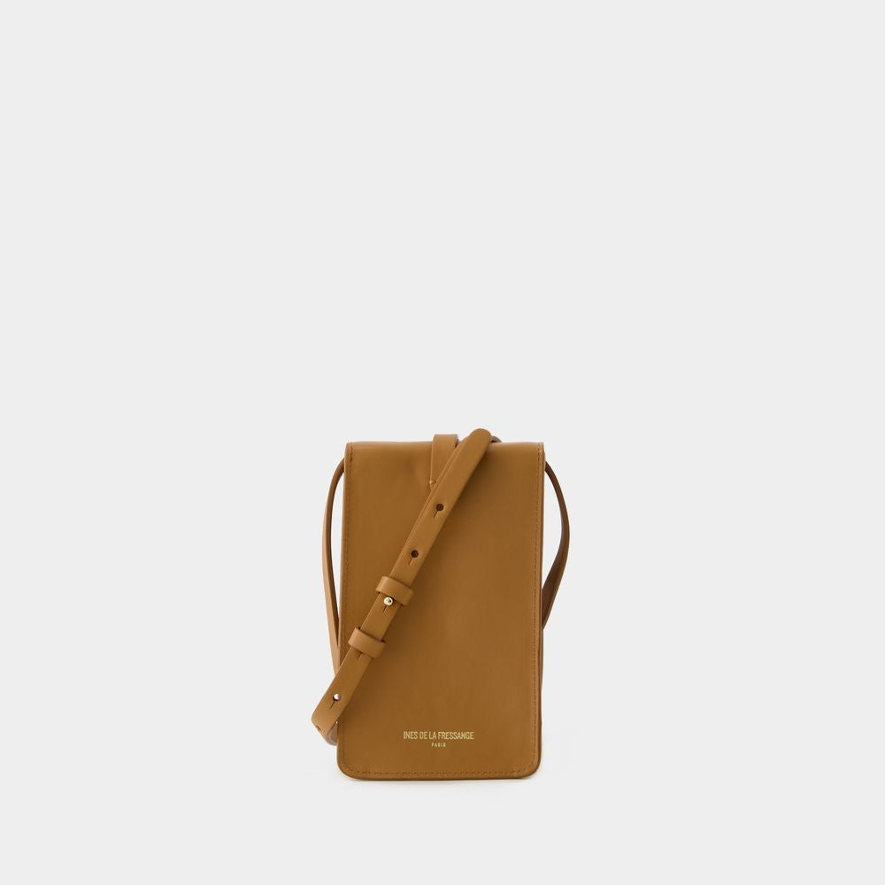 Ines De La Fressange Leonore Crossbody - Leather - Camel