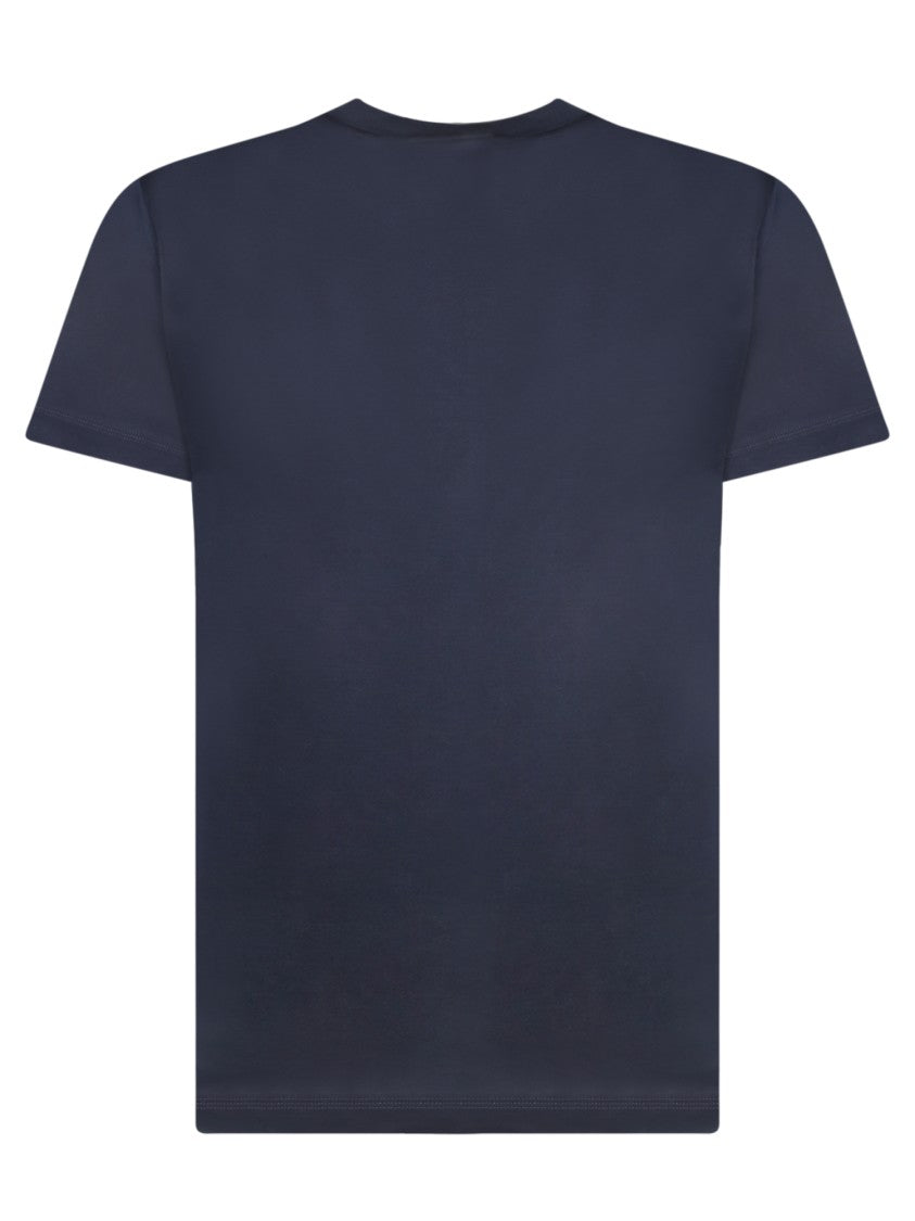 Burberry Blue Cotton T-Shirts