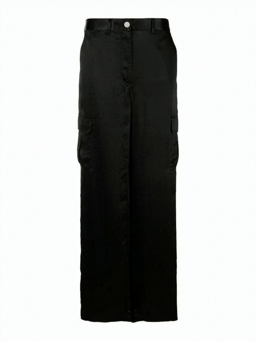 Theory Straight-Leg Cargo Pants With High Waist