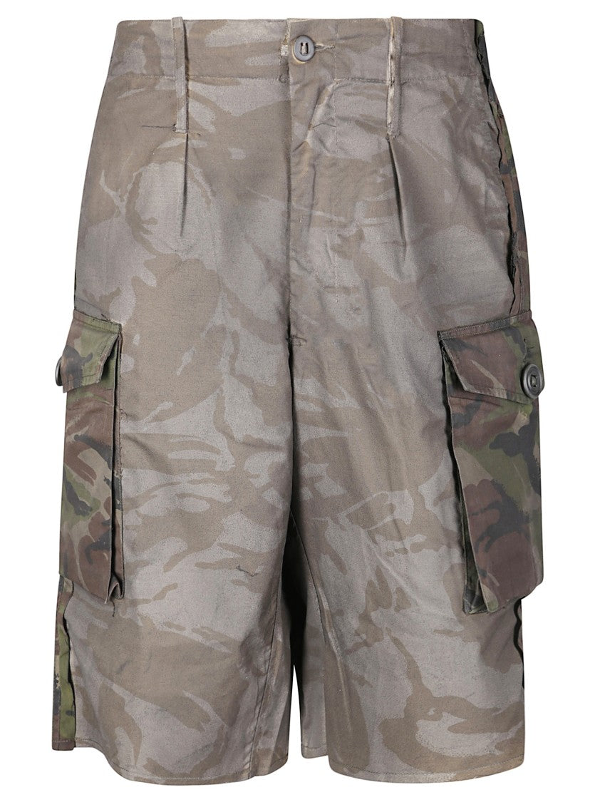 Prototypes Camouflage Cargo Shorts With Utility Pockets