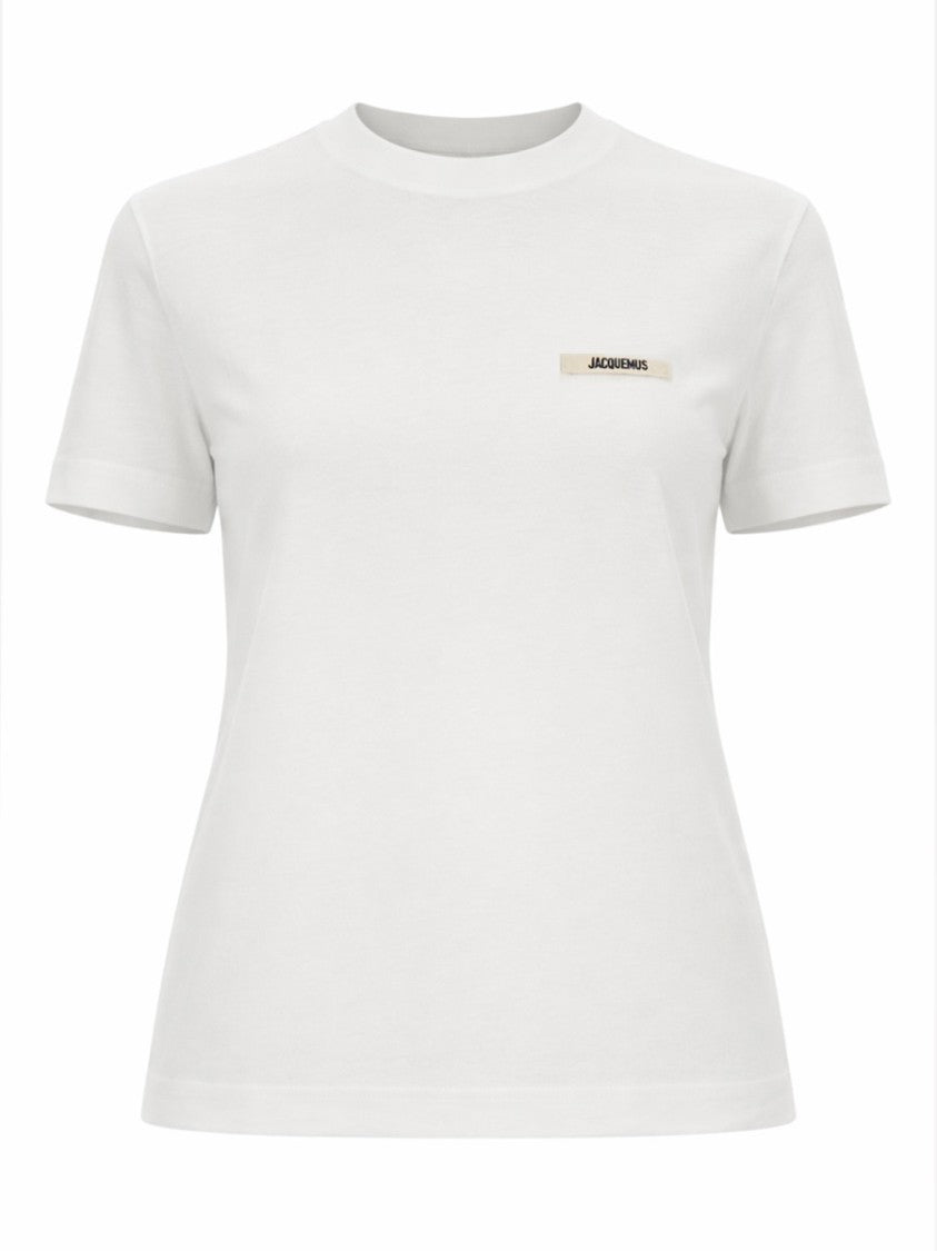 Jacquemus Grosgrain Label Chest Detail T-Shirt