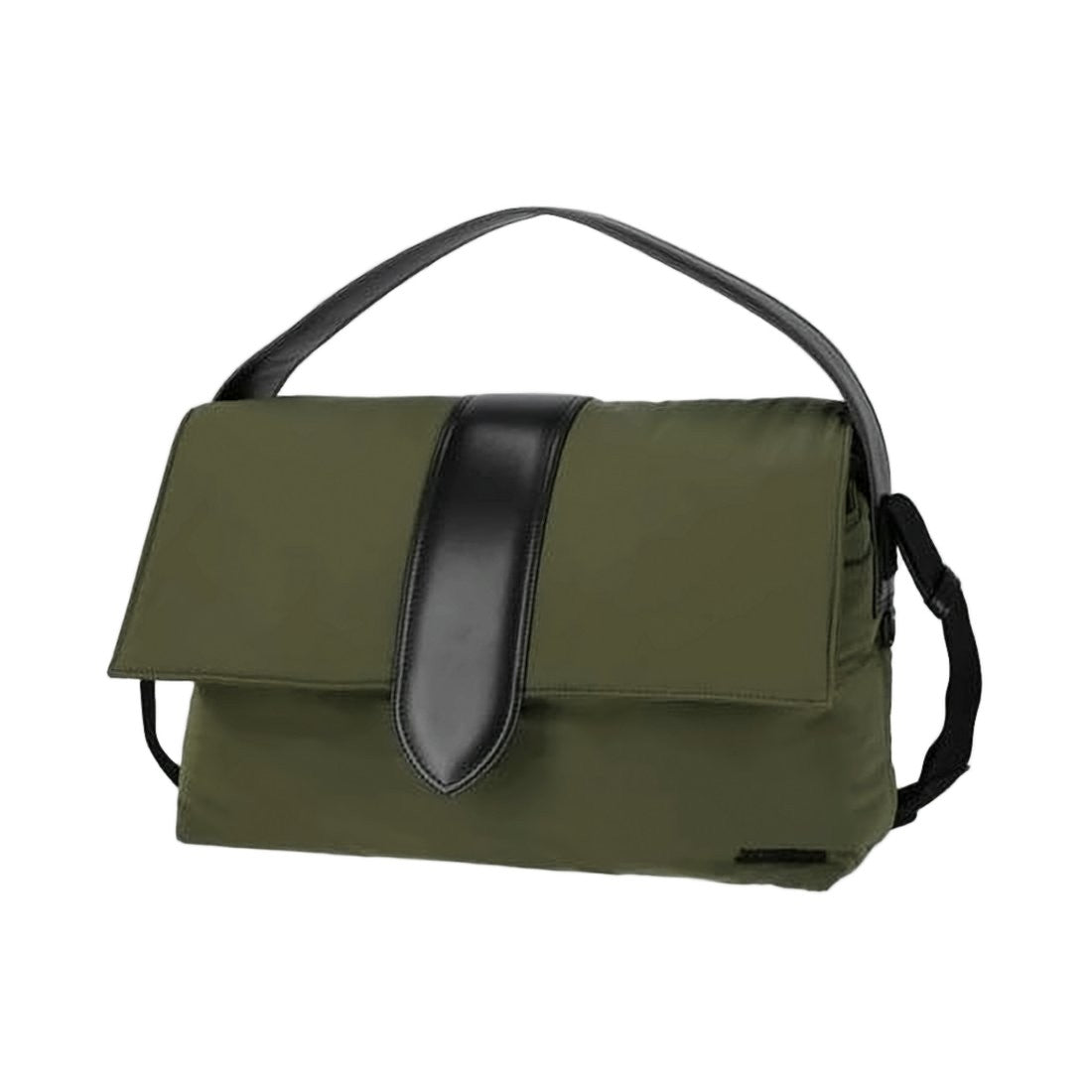 Jacquemus Structured Green Nylon Crossbody Bag