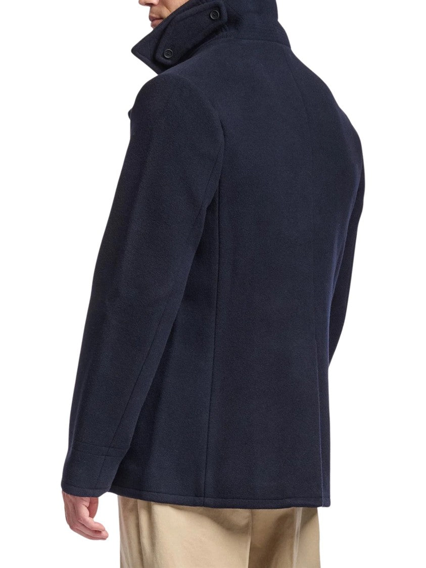 Sebago Marine Blue Yachting Mid Wool-Blend Jacket