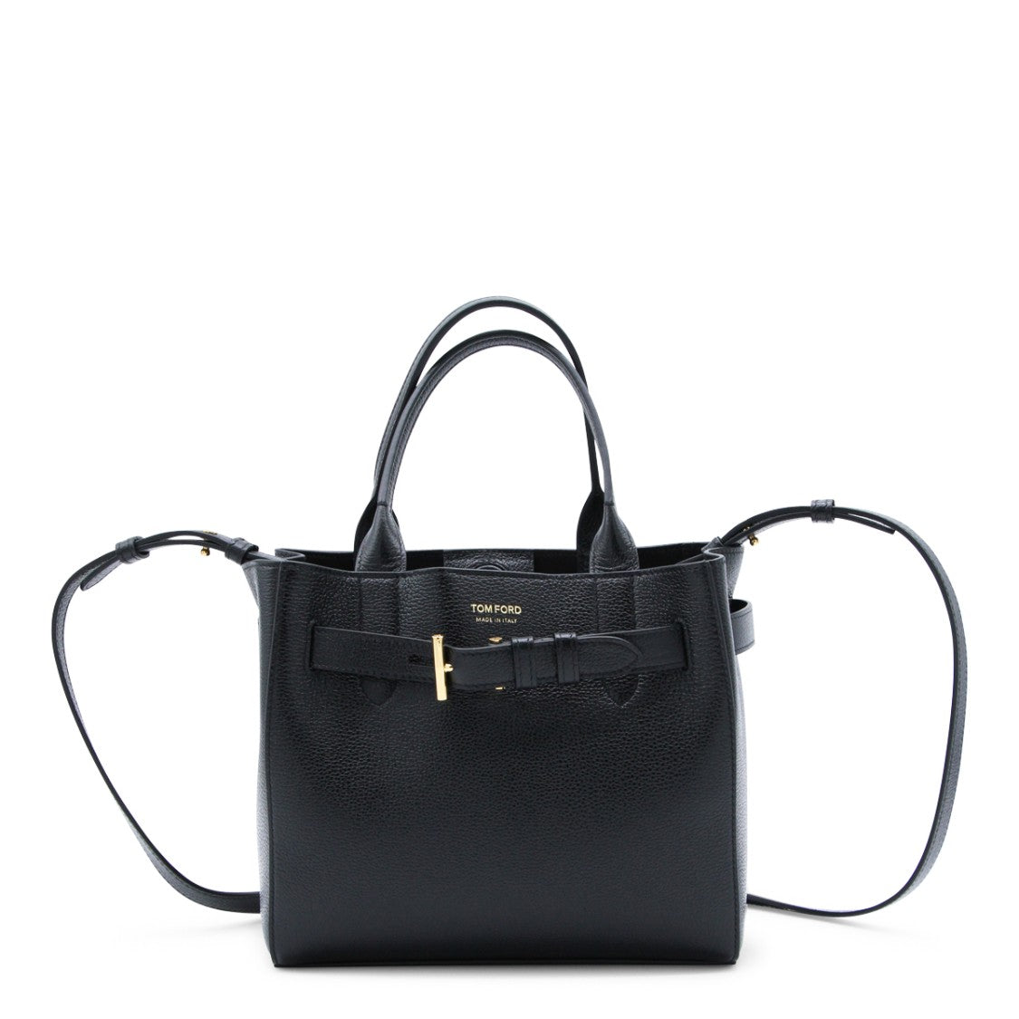 Tom Ford Textured Leather Tote With Gold-Tone Hardware