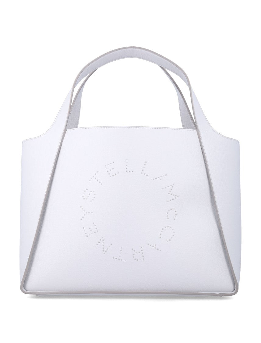 Stella Mccartney Stella Logo Grainy Vegan Leather Shopper