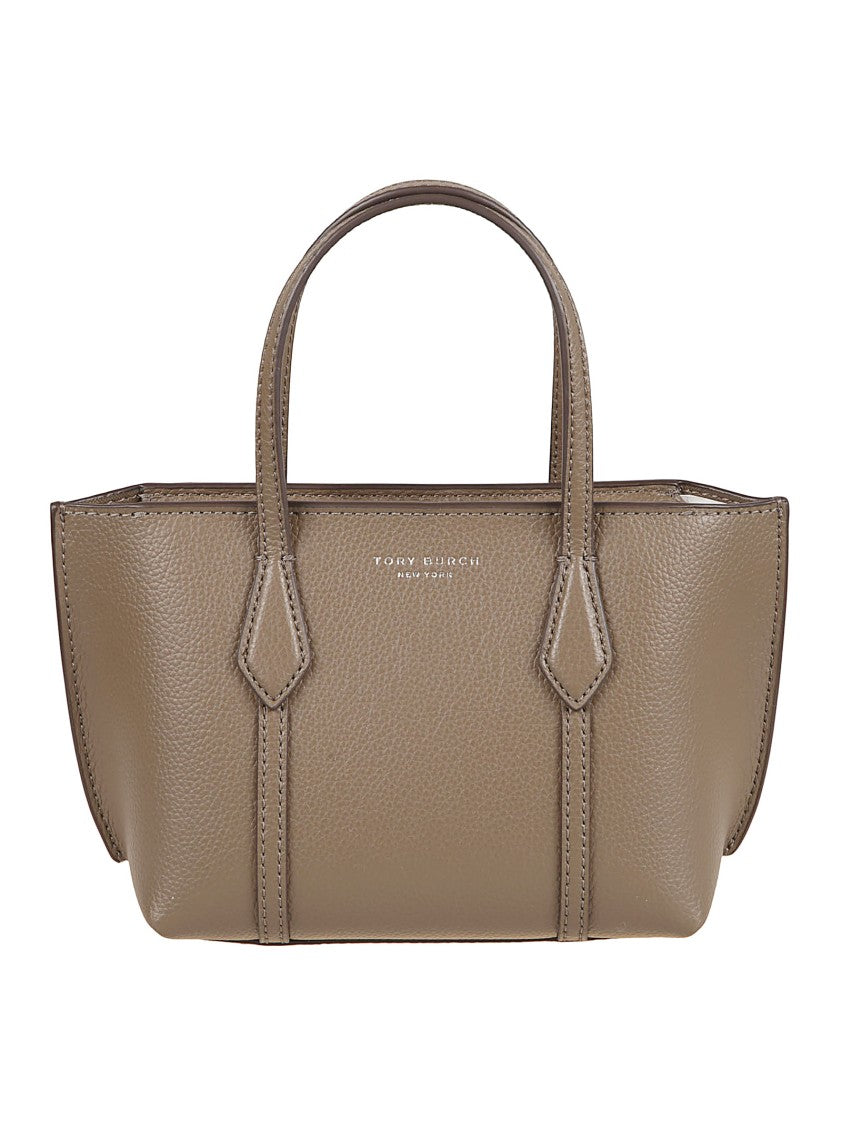 Tory Burch Textured Leather Mini Tote With Adjustable Strap