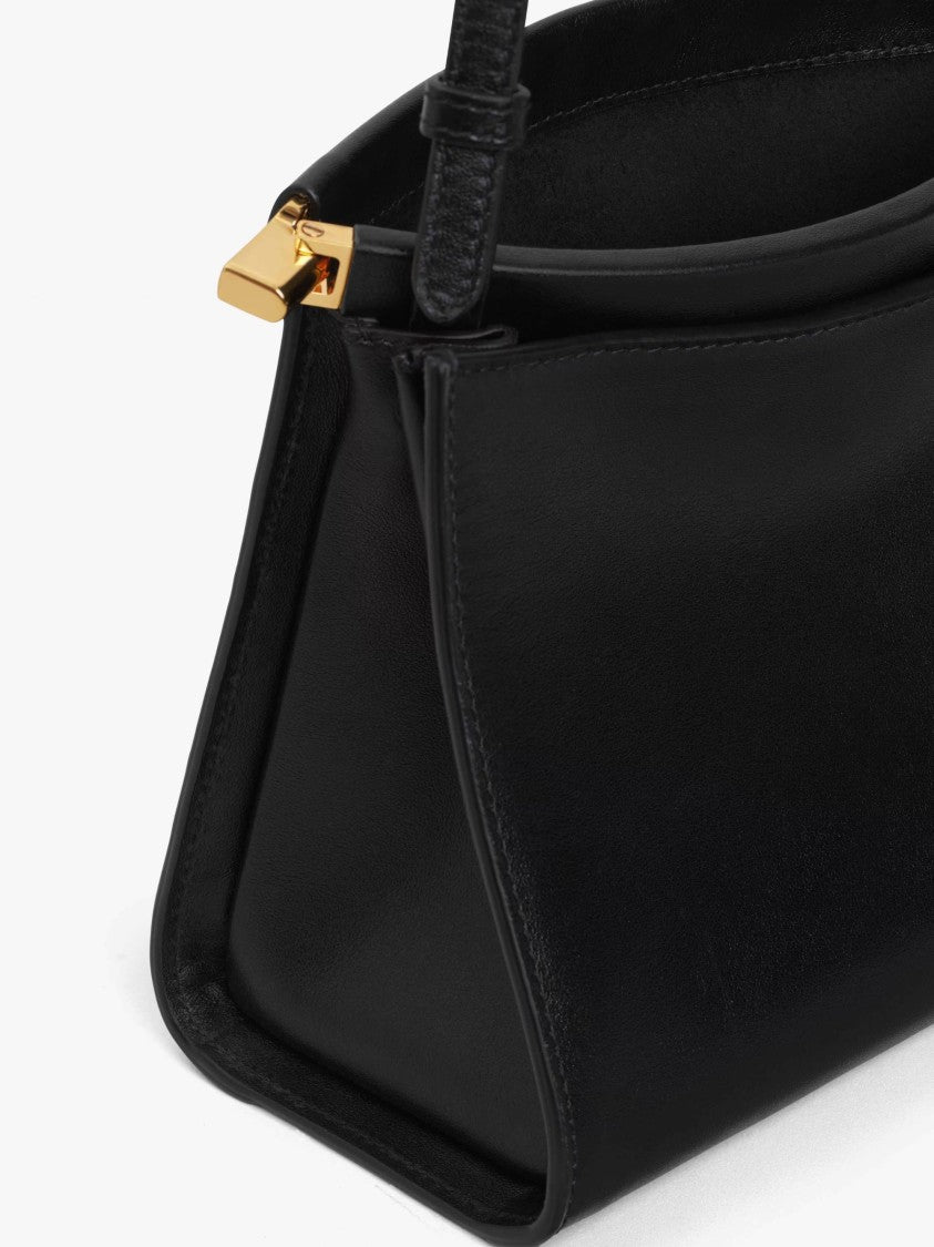 Alaïa Structured Black Handbag With Adjustable Strap