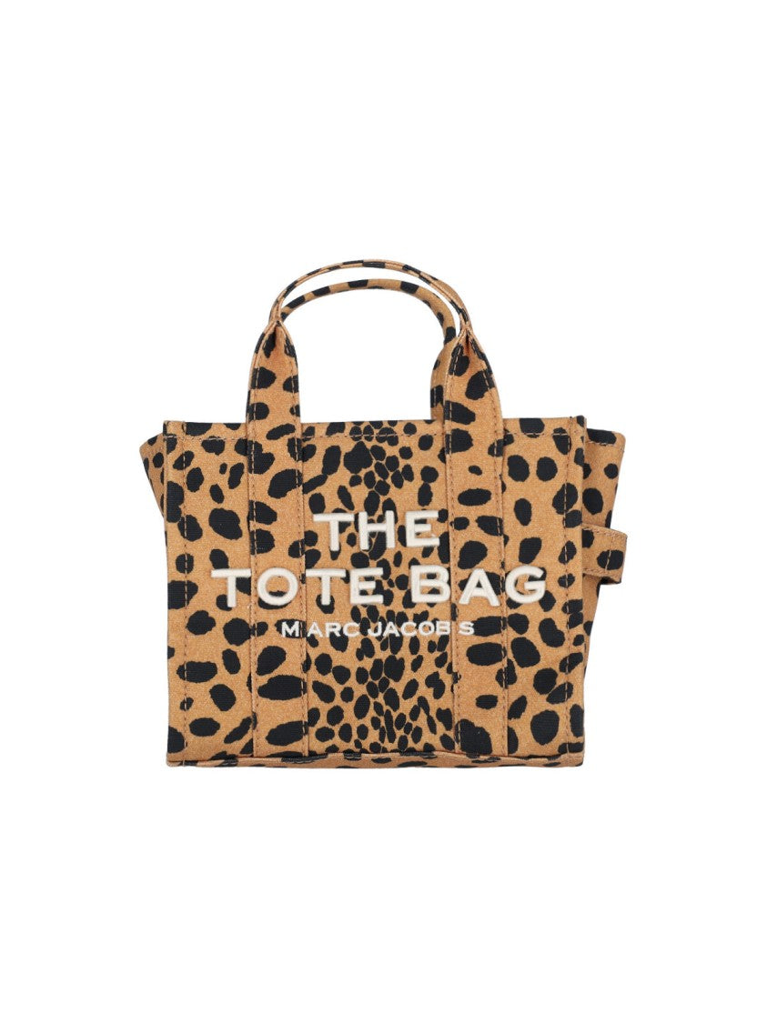 Marc Jacobs "The Small Cheetah Canvas" Tote Bag – Brown
