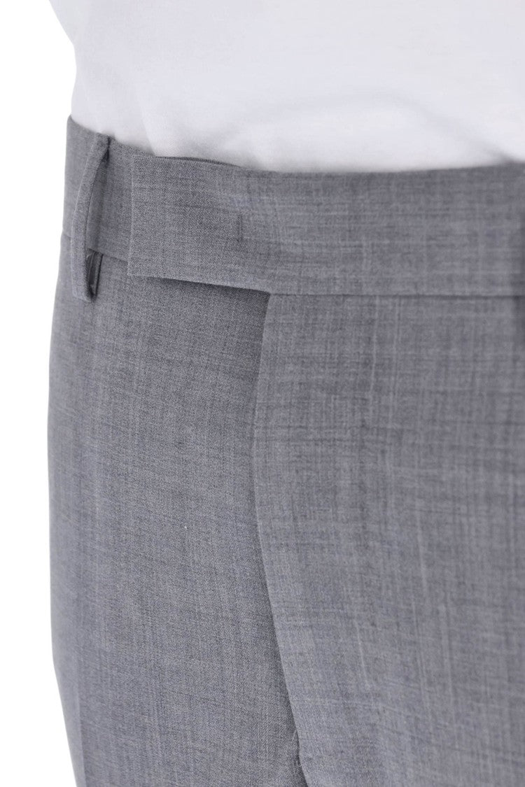 Pt Torino Dieci Fit Tropical Wool Trousers