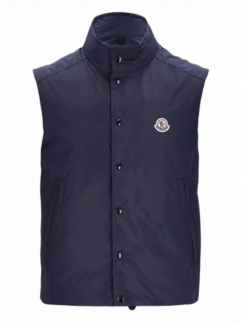 Moncler Sleeveless Padded Vest With High Collar