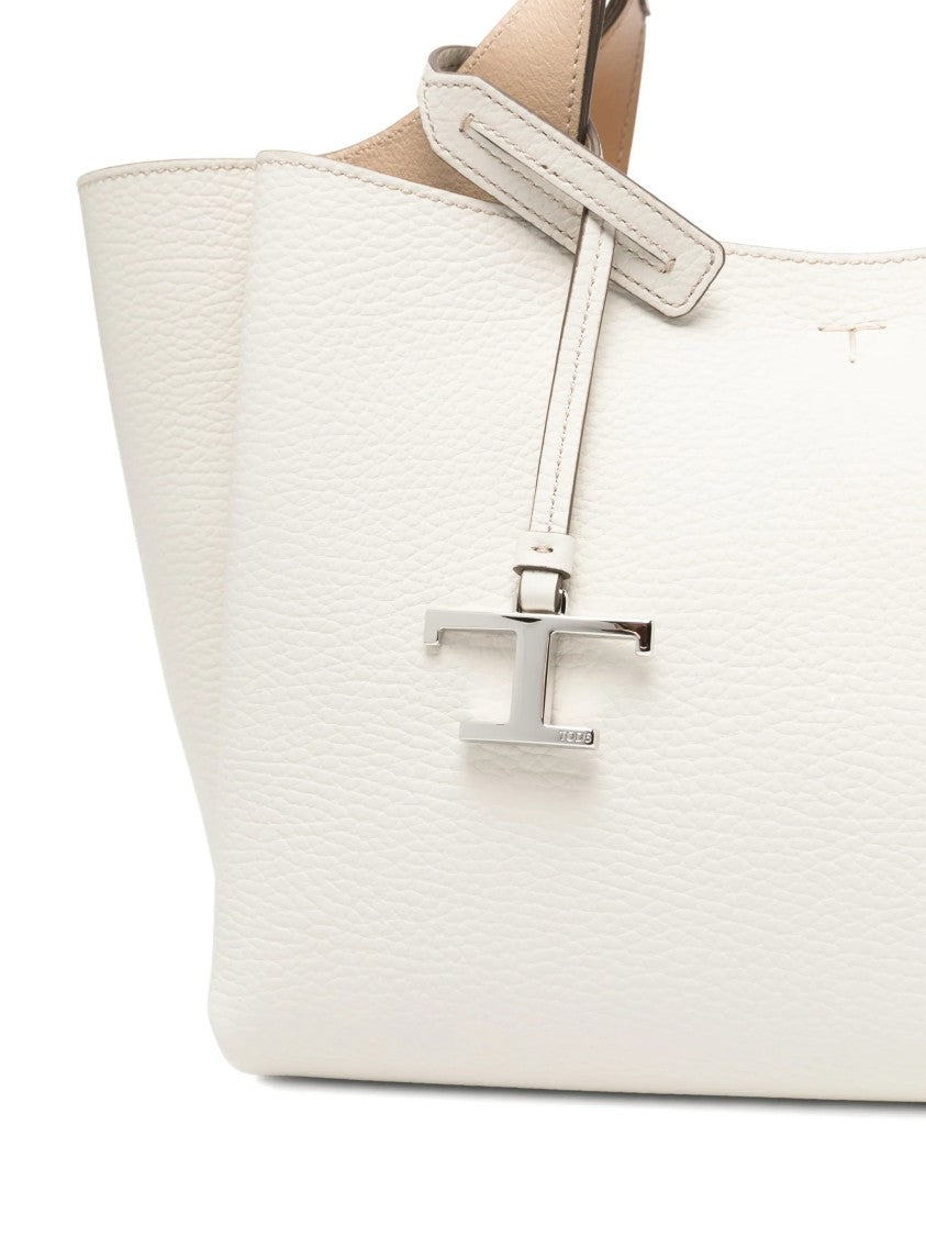 Tod's Pebbled Leather Tote Handbag