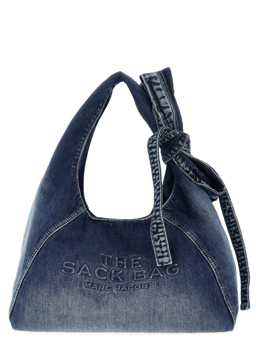 Marc Jacobs The Bow Denim Medium Sack' Shoulder Bag