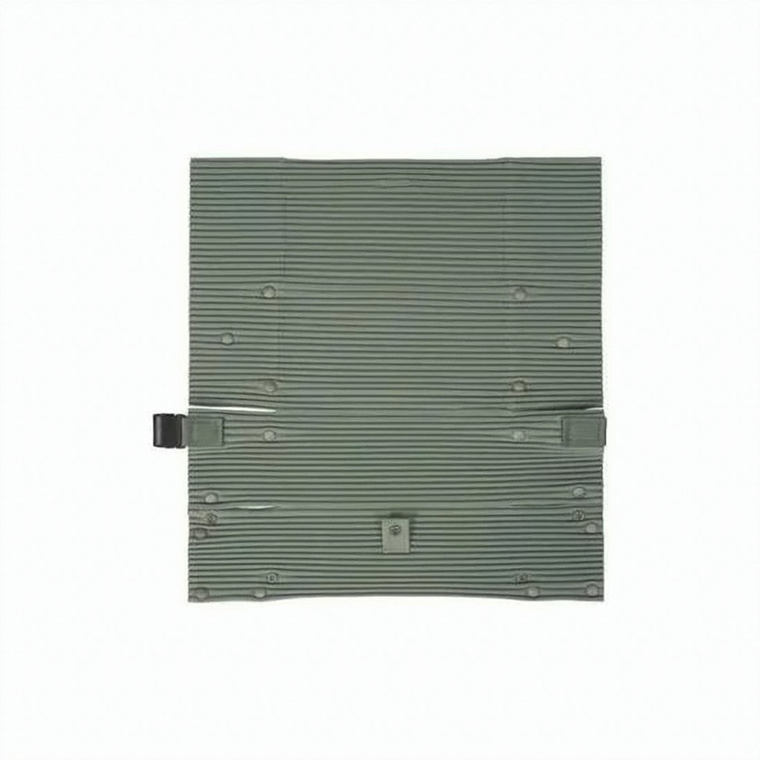 Homme Plissé Issey Miyake Pleated Green Polyester Shoulder Bag With Adjustable Strap