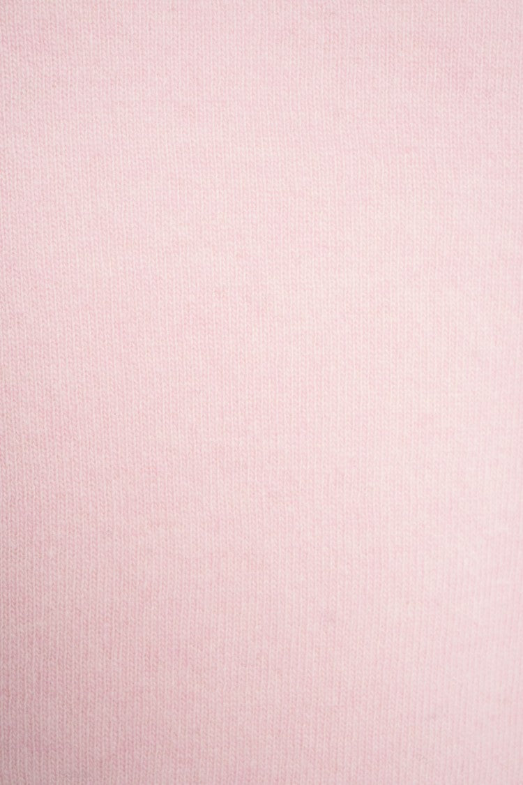 Grifoni Light Pink Crew Neck Wool Sweater