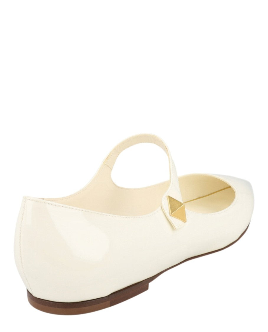 Valentino Tiptoe Patent Leather Ballet Flats