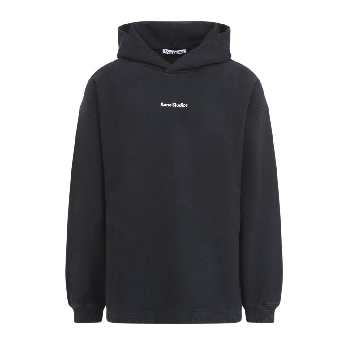 Acne Studios Hooded Cotton Sweatshirt With Logo