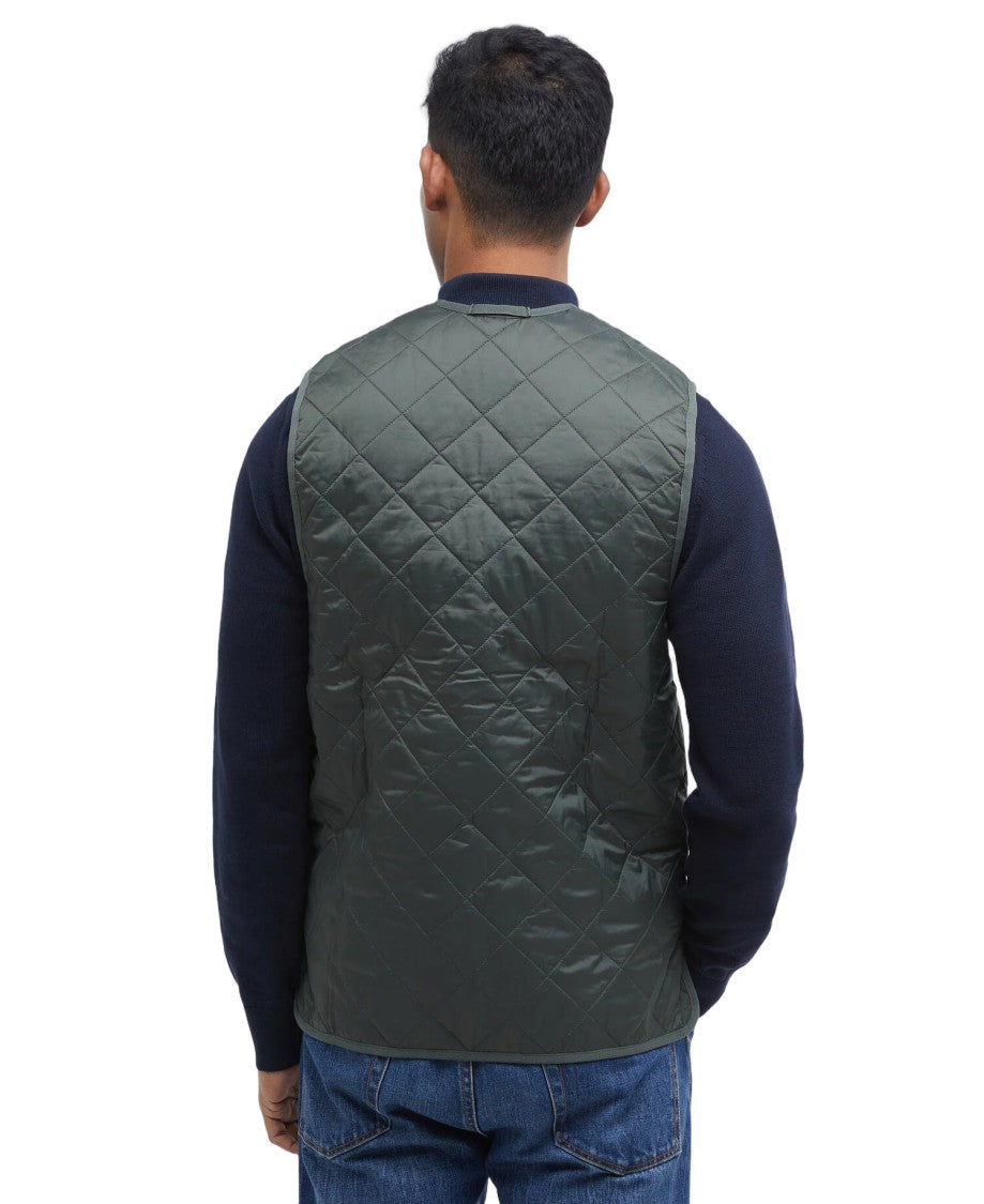 Barbour Quilted Zip-In Waistcoat With Versatile Design