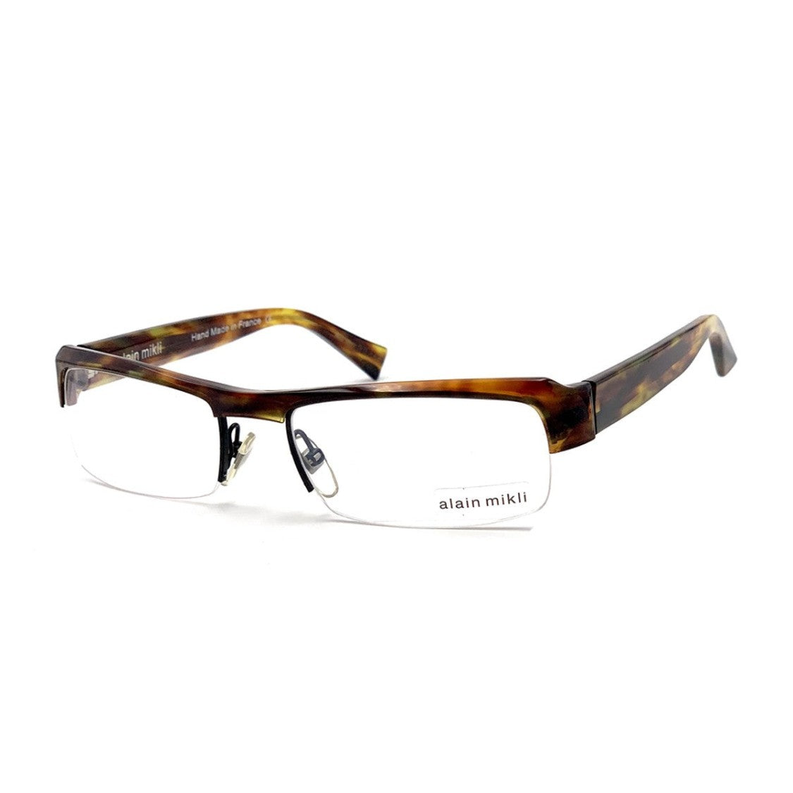 Alain Mikli Havana Al0813 Celluloid Rectangular Eyeglasses