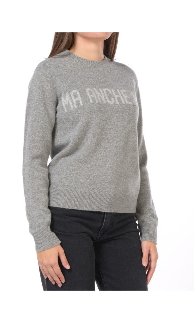 Mc2 Saint Barth Versatile Grey Knit Pullover