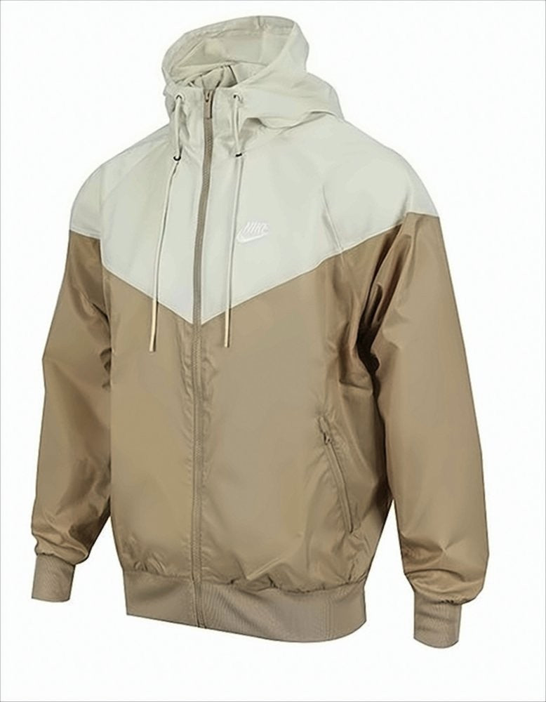 Nike Two-Tone Casual Jacket With Adjustable Hood