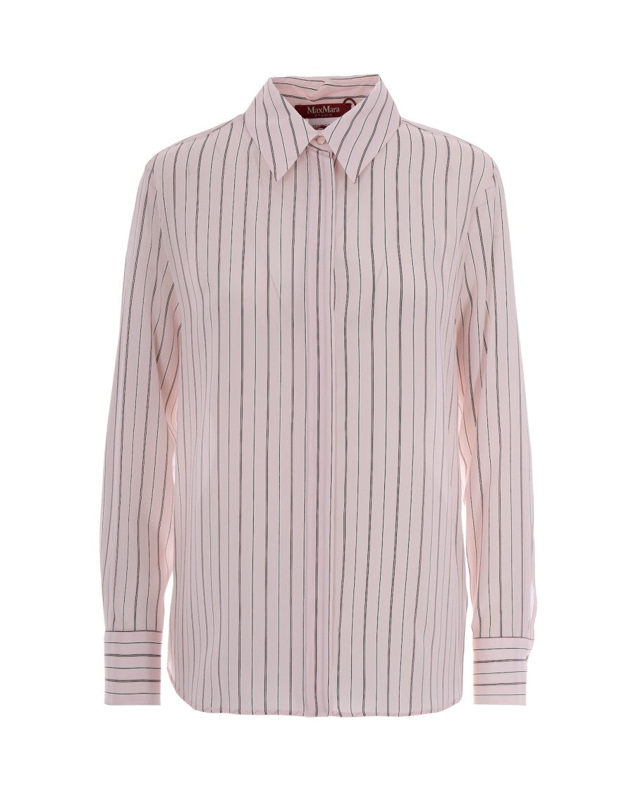 Max Mara Pink Striped Shirt
