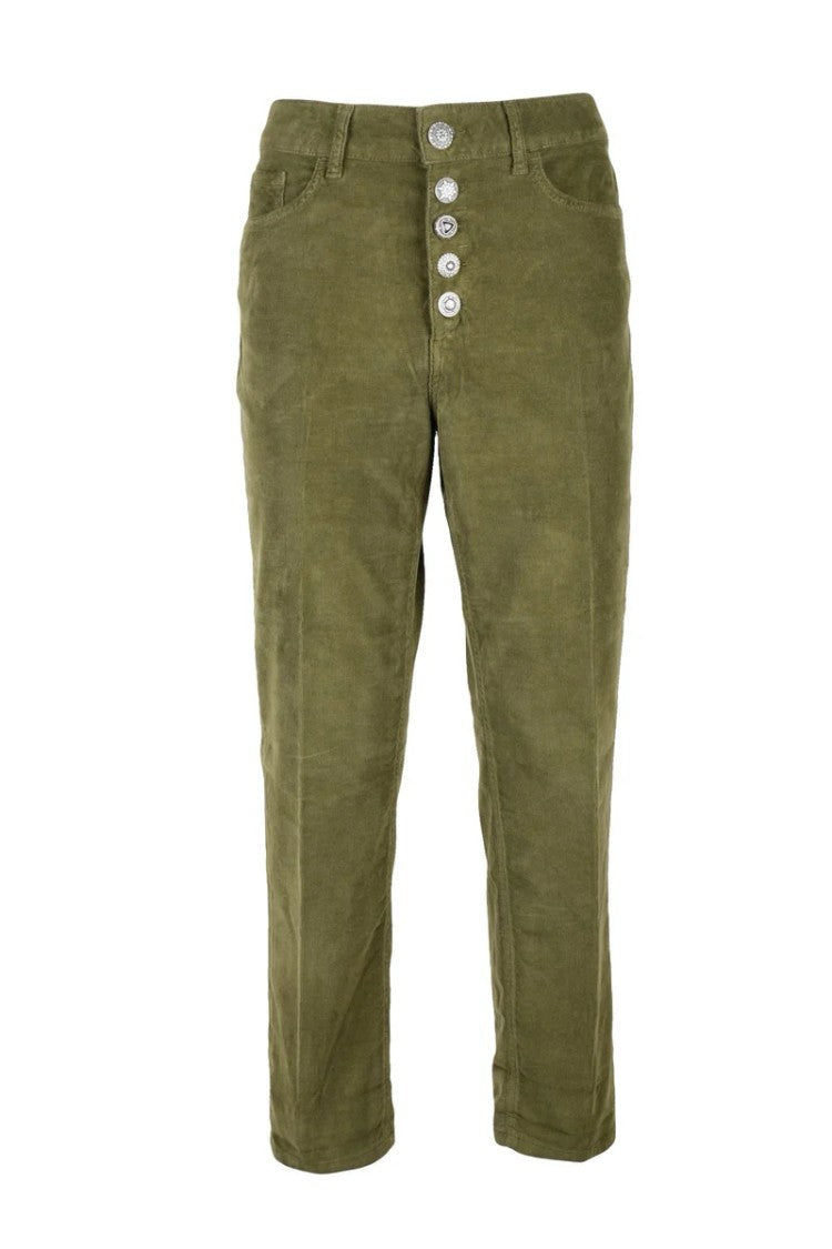 Dondup Koons Jewel Trousers Green