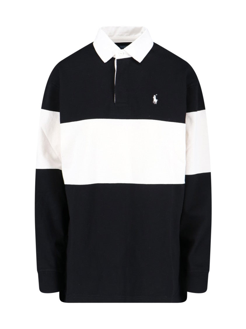 Polo Ralph Lauren Long-Sleeved Polo With Contrasting Stripes