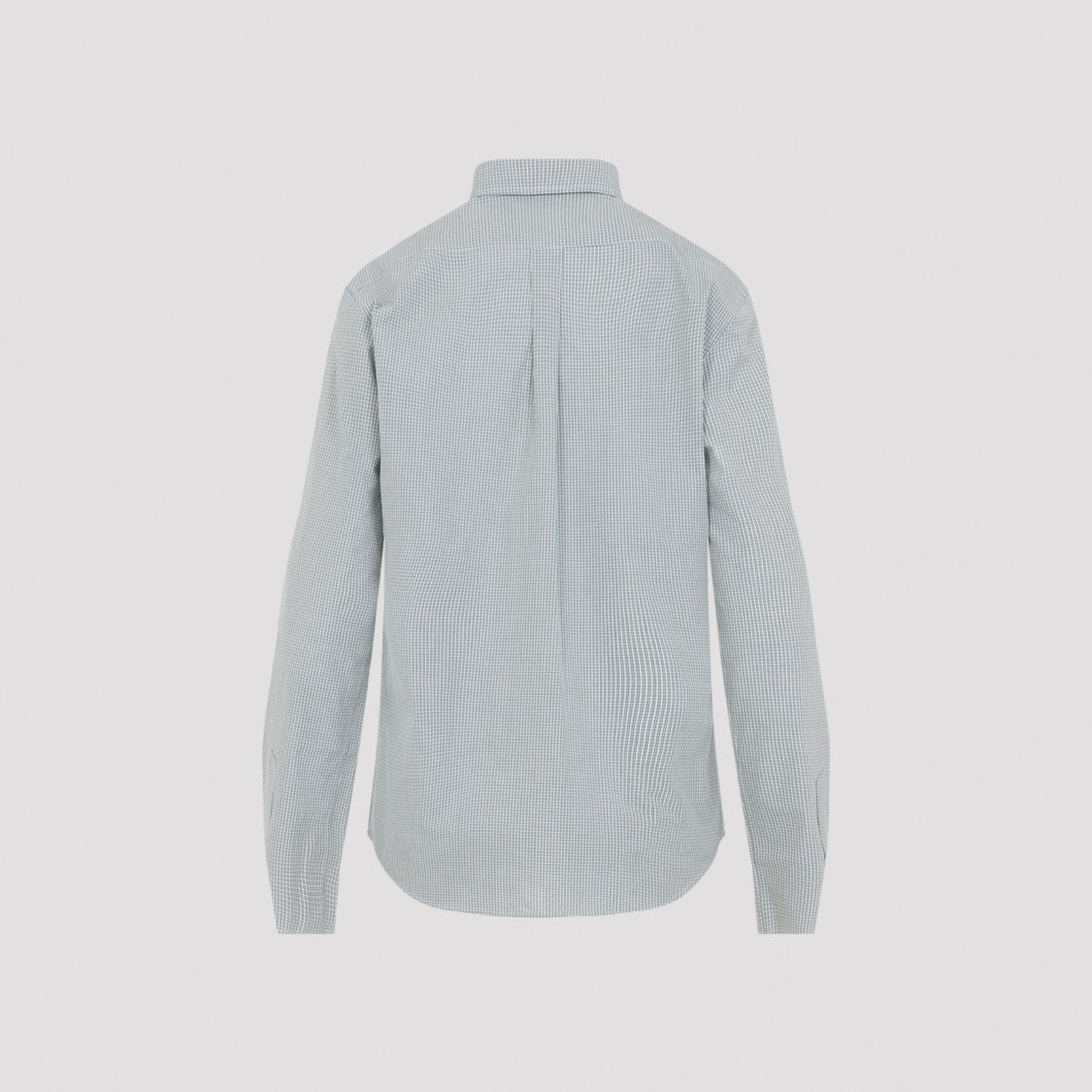 Miu Miu Checkered Cotton Button-Down Shirt With Tailored Fit