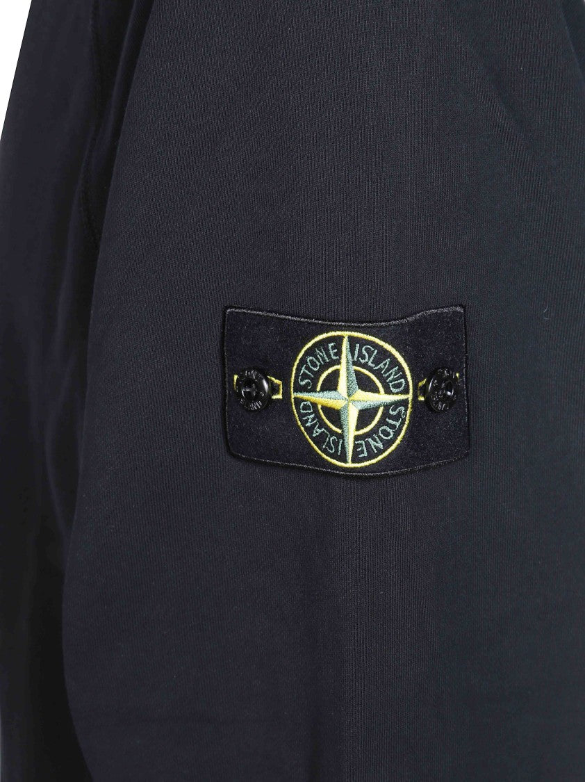 Stone Island Crewneck Embroidered Patch Sweatshirt