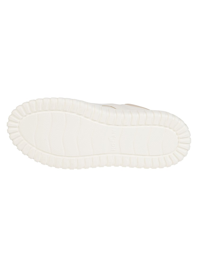 Hogan H-Stripes Low Top Ridged Sole Sneakers