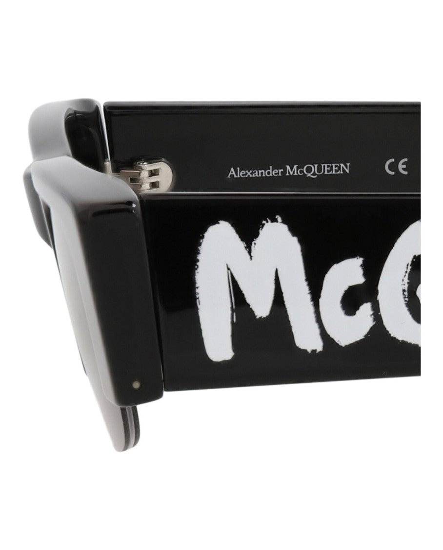 Alexander Mcqueen Square-Frame Sunglasses In Recycled Acetate