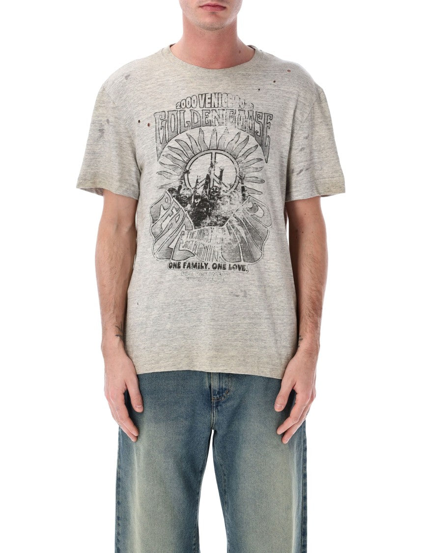 Golden Goose Golden Goose Used Grey T Shirt