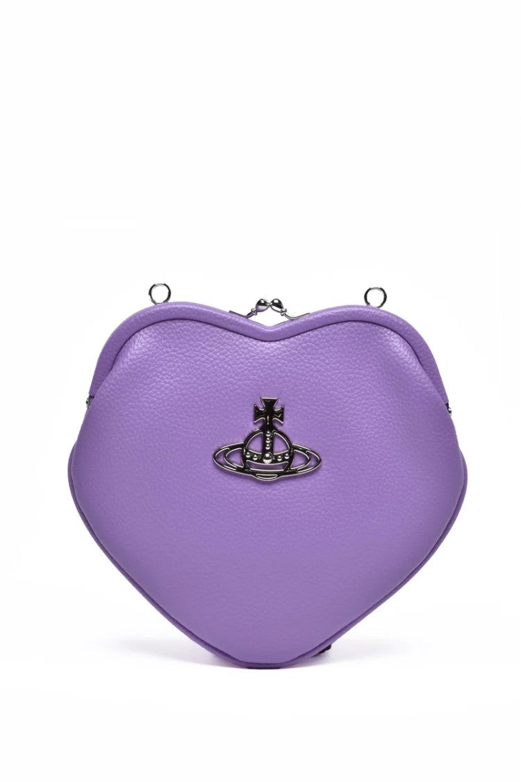 Vivienne Westwood Heart Frame Purse Bag - Purple