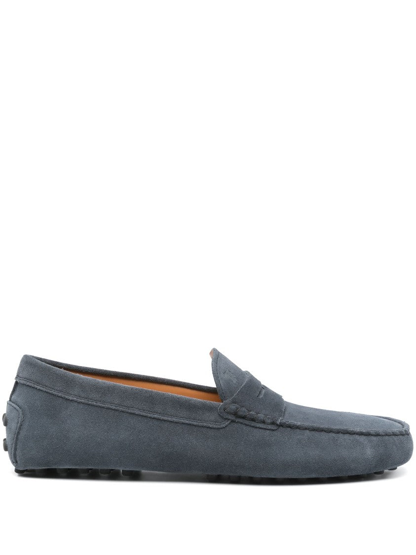 Tod's Soft Suede Iconic Studded Loafers