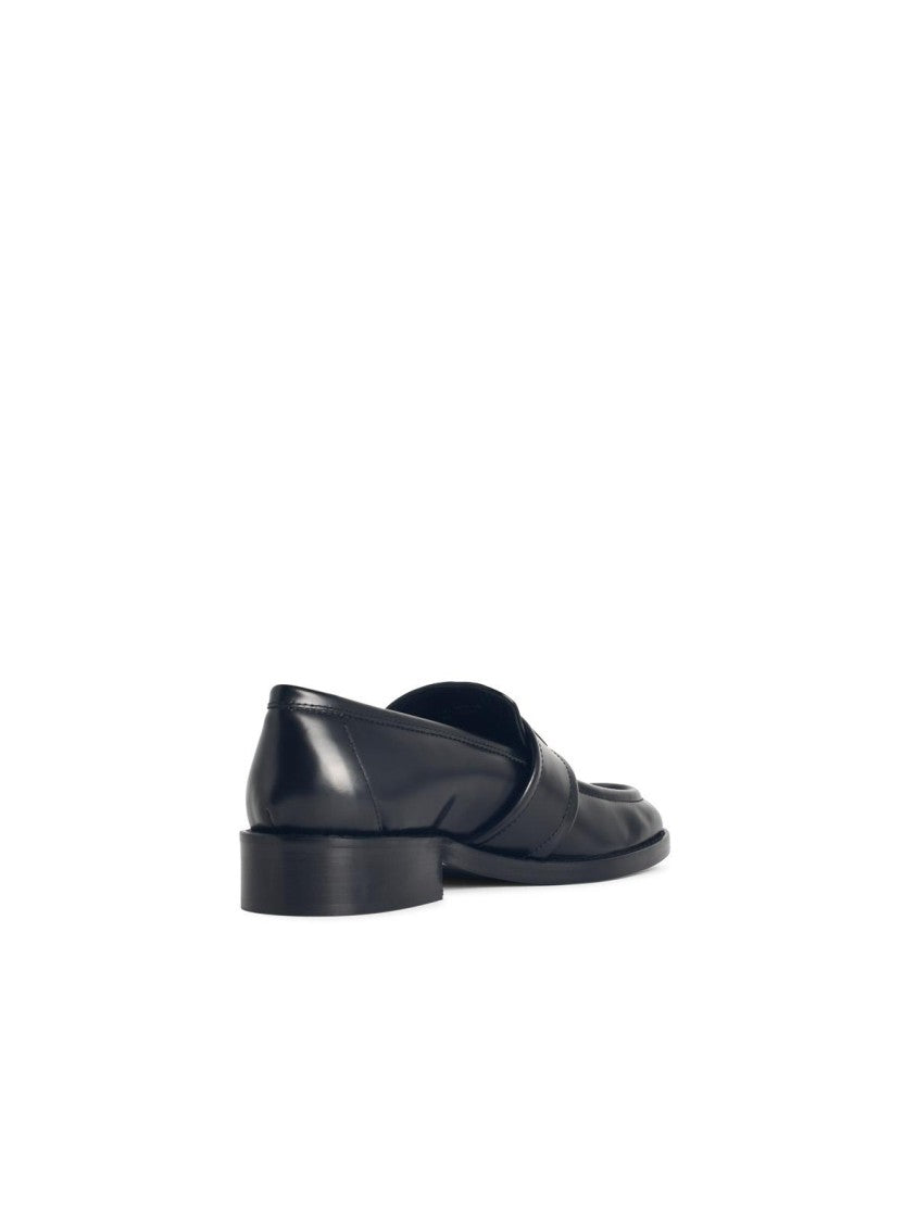 Acne Studios Black Leather Loafers