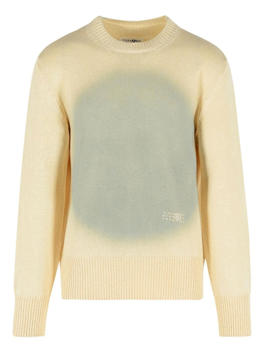 Mm6 By Maison Margiela Subtle Gradient Knit Sweater
