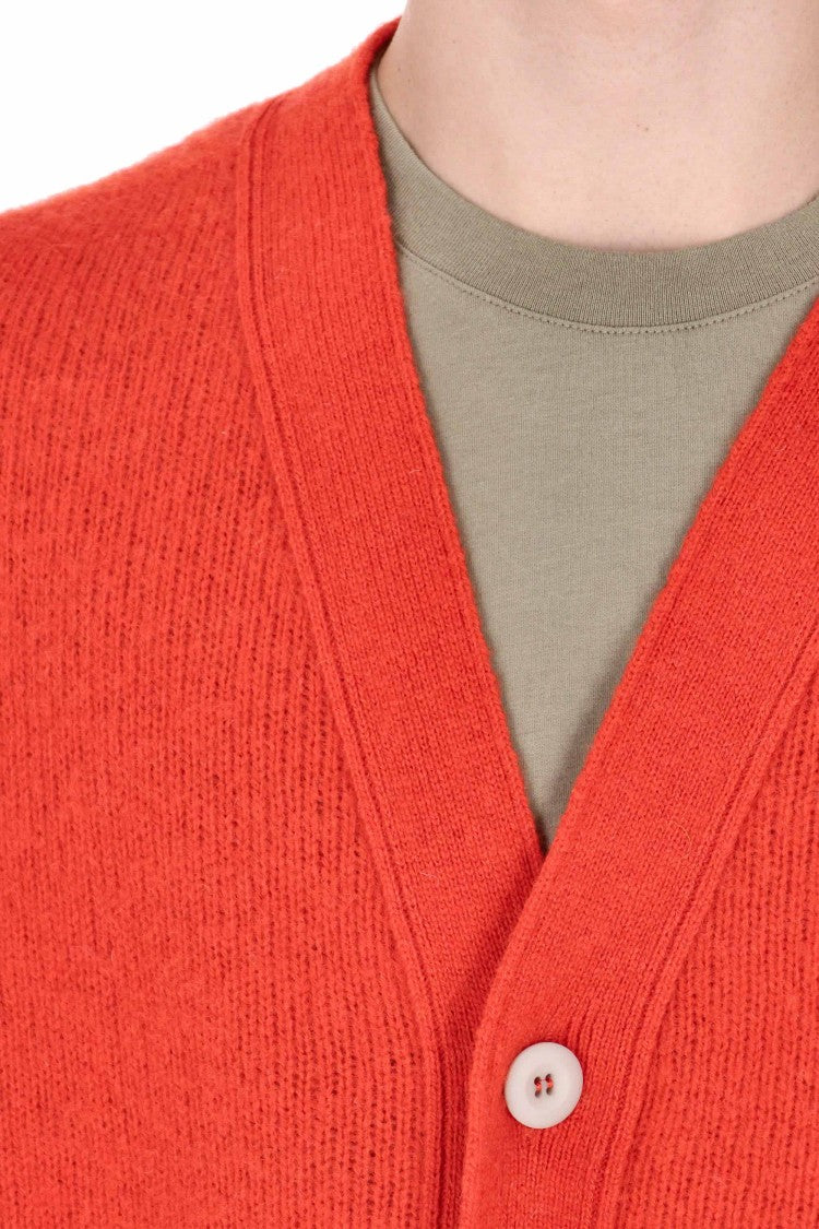 Howlin Shetland Shaggy Bear Boxy Fit Wool Cardigan
