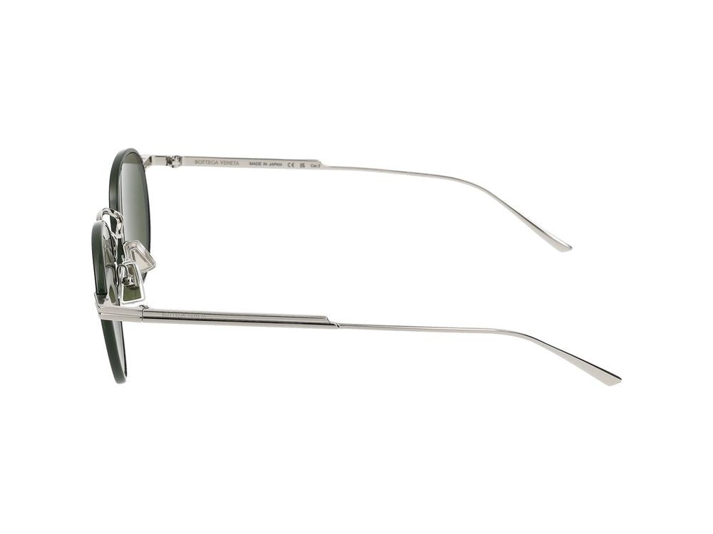 Bottega Veneta Sunglasses Bv1389s 003 Silver Silver Green 48/21/140