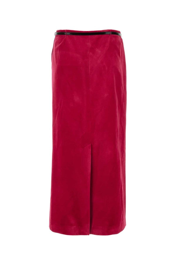 Gucci Fuchsia Velvet Skirt