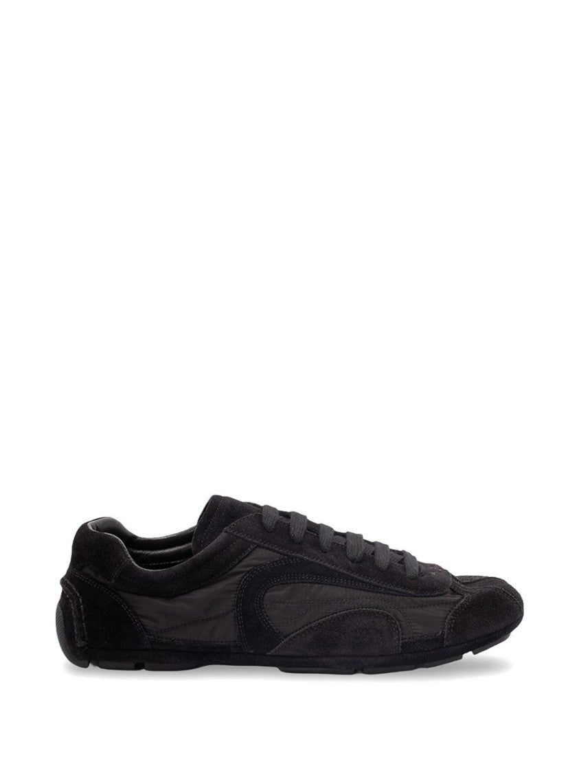 Prada Black Montecarlo Re-Edition Nappa Leather Trainers