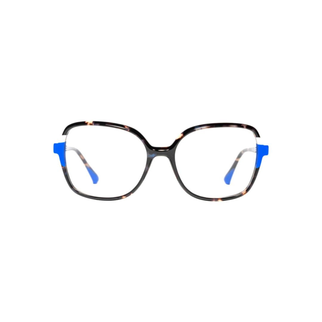 Xavier Garcia Design Amur C-2 Square Tortoiseshell Frame Eyeglasses