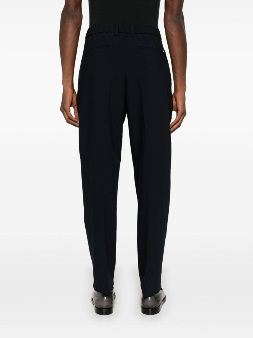 Emporio Armani Straight-Leg Tailored Trousers