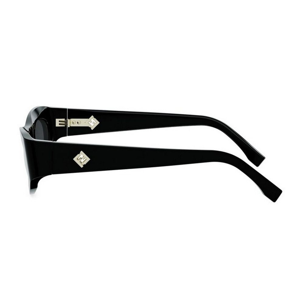 Fendi Ff Diamonds Thick Oval Sunglasses