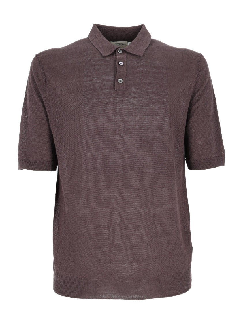 Ballantyne Short-Sleeved Polo With Classic Collar