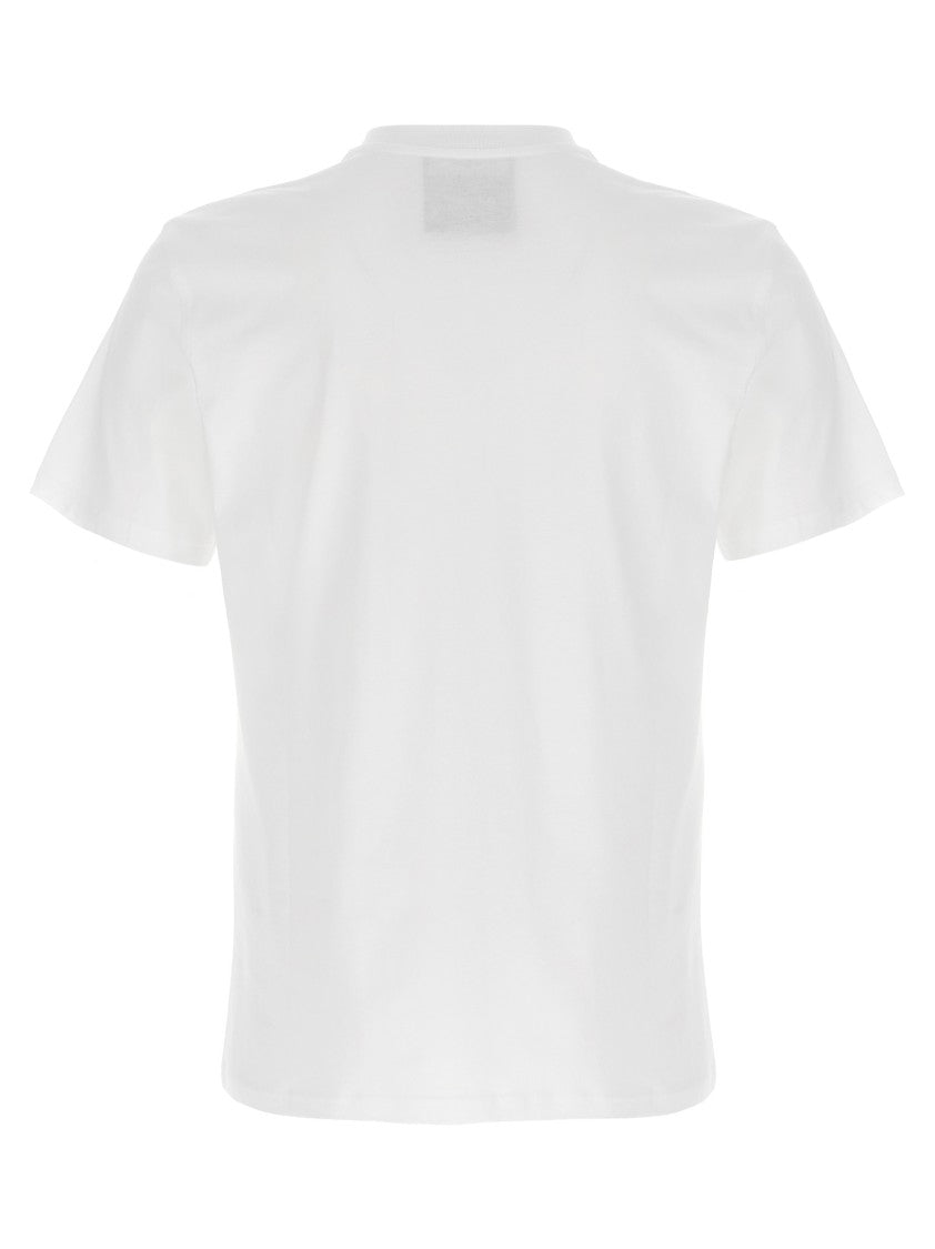 Moschino Organic Cotton T-Shirt With Logo Embroidery