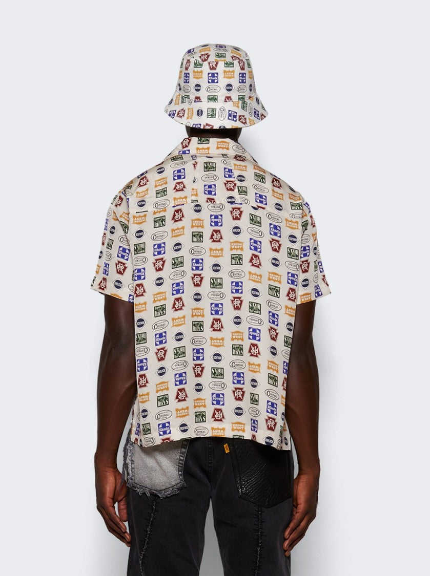 Rhude Trucker Print Shirt Multicolor