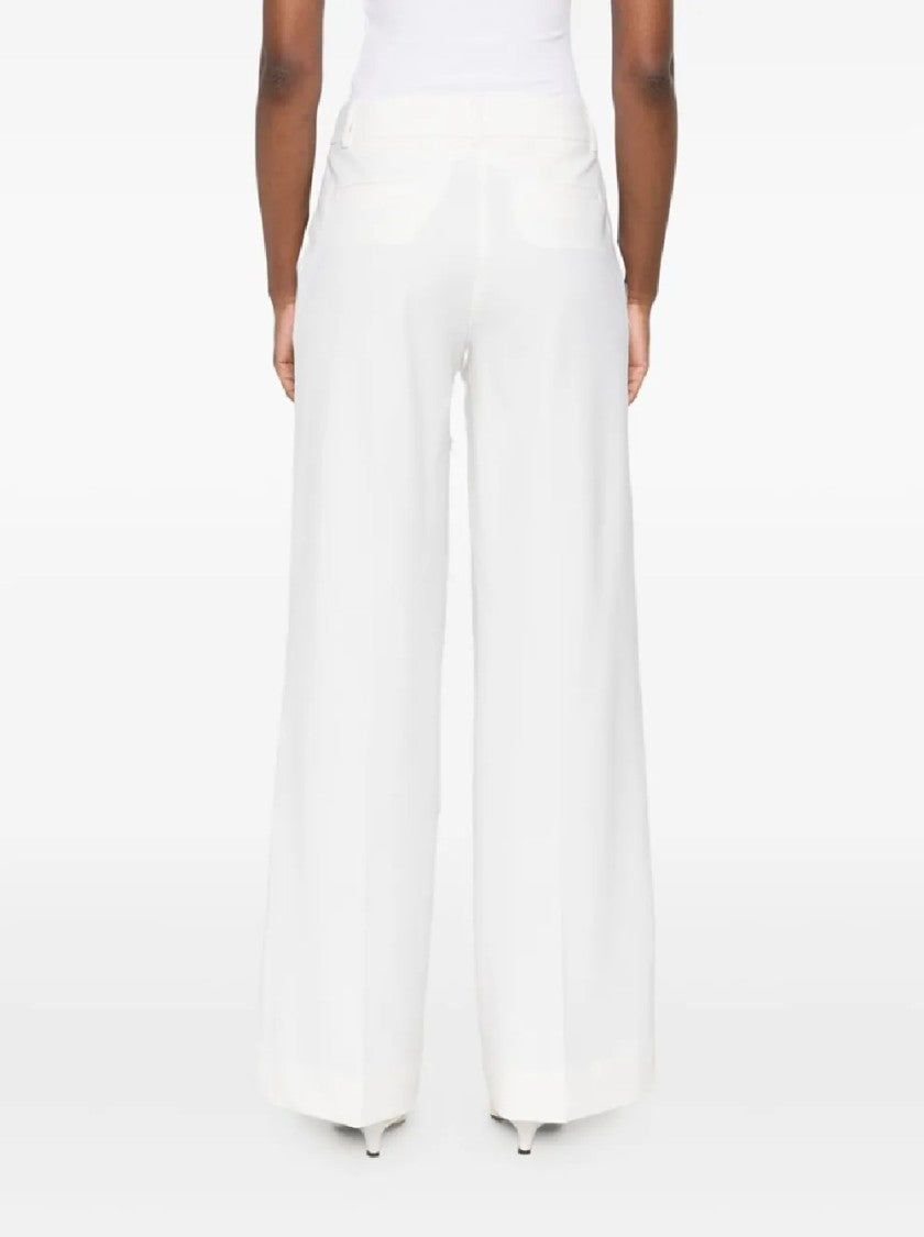P.A.R.O.S.H. High-Waisted Wide-Leg Trousers With Tailored Fit