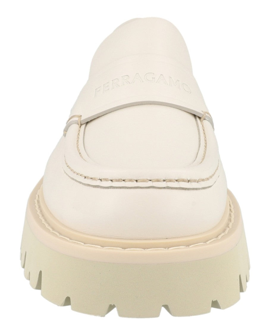 Ferragamo Fergal Leather Moccasin